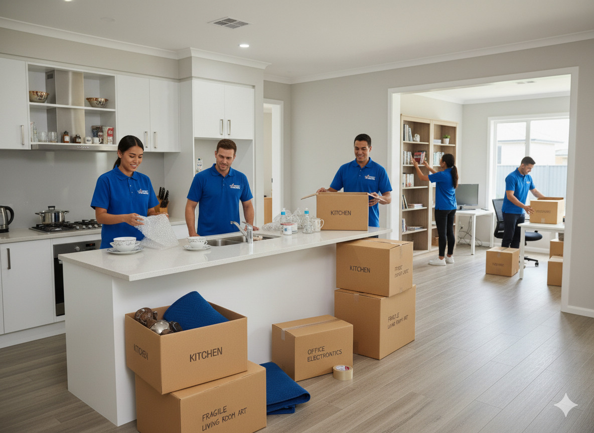 Partial or room-by-room packing